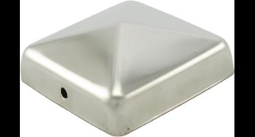 Paalornament RVS 71x71mm