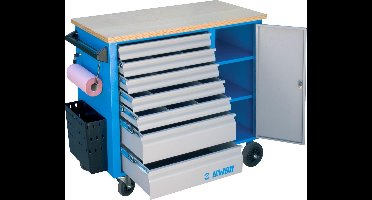 UNIOR - LEGE WERKWAGEN TYPE HERCULES - 7 DRAWERS - 1182 X 640 X 955 MM - 96.2 KG