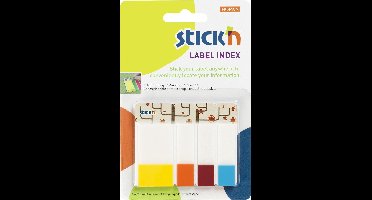 Stick'n Label Index tabs - Transparante tabs - 120 sticky bladwijzers