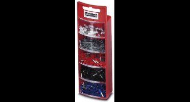 Phoenix Contact 3202960 Adereindhuls assortiment 0.50 mm² - 2.50 mm² Wit, Grijs, Rood, Zwart, Blauw 400 stuk(s)