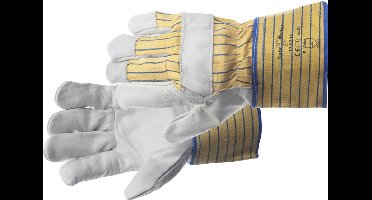 SafeWorker MEIJE 120214 rundnerf kap 10cm handschoen 01010170 - 12 stuks - Geel - 10