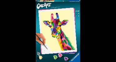 Ravensburger CreArt Giraffe - Schilderen op nummer voor volwassenen - Hobbypakket
