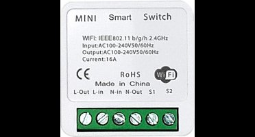 BELIFE ® Slimme mini inbouwschakelaar | Smart Switch | Wifi Relay Switch