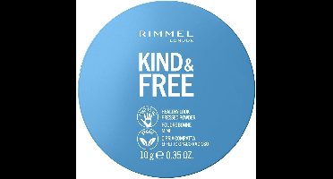 Rimmel London KIND & FREE Vegan Pressed Powder Gezichtspoeder 010 Fair