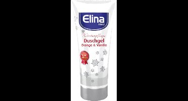NEW! Elina Med Douche Gel Winterverzorging Orange & Vanille 200ml (4 stuks) - winter - verzorging - care - cadeaupakket - giftset - gift - cadeau - pakket - feest - verjaardag - birthday - present