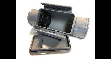 Dyka pvc ontstoppingsstuk 125mm met keerklep
