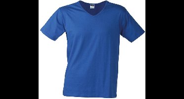 Daiber Heren Slim Fit V Hals T-Shirt (Koningsblauw)