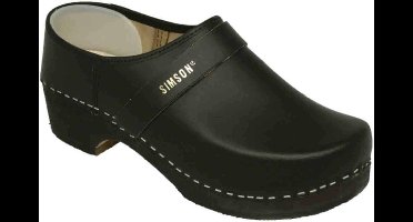 Simpson Dichte Schoenklomp - Unisex - Zwart maat 32