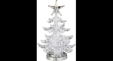 Sygonix SY-4722058 Kerstboom RGB Doorzichtig, Zilver