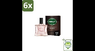 Brut – Eau de Toilette – Musk – 100 ml - Voordeelverpakking - 6 stuks - Brut Musk - Eau de Toilette