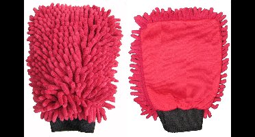 D&L Washandschoen Rasta - Rood