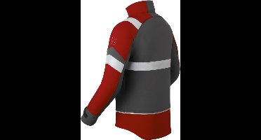 HAVEP Softsh. 5-Safety Image+ 50384 - Charcoal/Rood - L