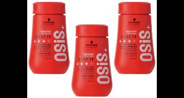 Schwarzkopf Professional OSiS Dust It Volume Poeder - 3x10 gr - Voordeelverpakking
