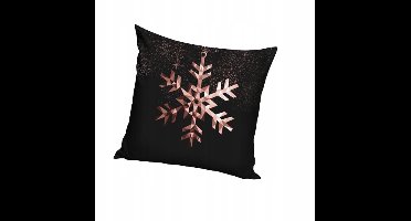 Decoratieve Kussenhoes Sneeuwvlok 40x40 cm - Feestelijk Design