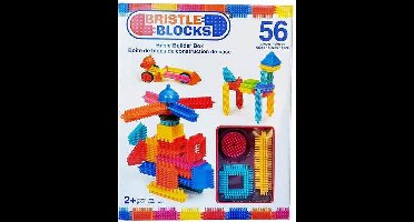 Bristle Blocks box met 56 stuks- Constructie speelgoed- Bouw speelgoed