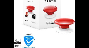 FIBARO The Button - Scène schakelaar - Rood
