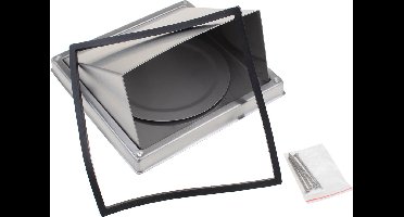 UNIVERSEEL - LUCHTUITBLAASKLEP INOX - 125mm