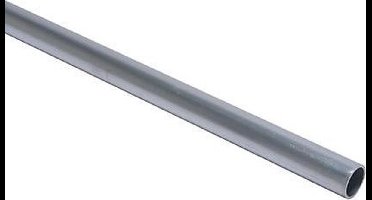 Essentials ronde buis aluminium brut 100 x 2,5 x 0,2 cm