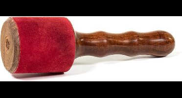 Klankschaal aanstrijkhout met suède - 19x6 - Â±200 - Hout - Suede - M