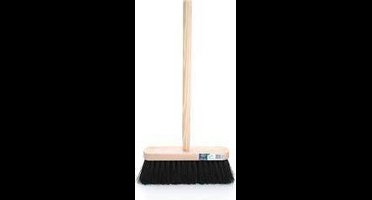 MM Eurotool Straatbezem 29 cm met FSC-steel 150 cm en stokhouder