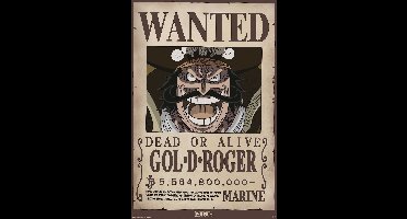 Poster One Piece - Wanted Gol ,D, Roger 61x91,5cm