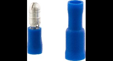 Q-Link kabelschoen – stekker – contrastekker – blauw