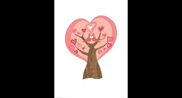 Pyramid Poster - Valentina Ramos Tree Love - 80 X 60 Cm - Multicolor