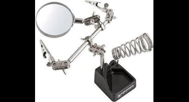 Kemper derde hand met vergrootglas | 3de handje | solderen en precisie verven |met soldeerhouder