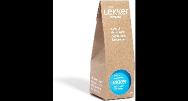 The Lekker Company - 2 x Deodorant - Pepermunt en Rozemarijn - 2 x 30 ml - 60 ml - plastic vrij - half jaar lang gebruik