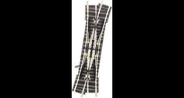 N Fleischmann Piccolo (met ballastbed) 9185 Engels wissel, Rechts 111 mm 15 ° 430 mm 1 stuk(s)