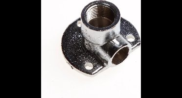 Plieger muurplaat laag 3/8" X 12mm chrome