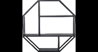 Wandrek Dover - Zwart - Actona - Wandrek - Zwart - Hout; Metaal
