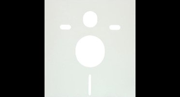 Geluidsisolatieset voor hang wc
