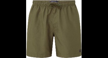Fred Perry Zwembroek met logoborduring - Groen - Maat M