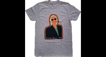 Paul Weller - Illustration Key Lines Heren T-shirt - L - Grijs