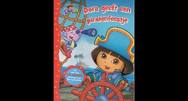 Dora - Dora geeft een piratenfeestje - Stickerboek met meer dan 50 stickers