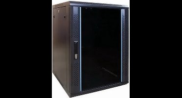 MVC tools Patchkast 15U wand H77xB60xD55 2delig - Zwart