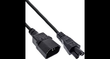 C5 - C14 stroomkabel voor UPS/PDU | 3x 1,00mm | zwart | 1 meter