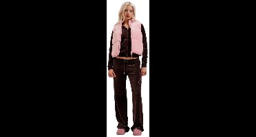 Juicy Couture Juicy Couture Lightening Velour Gilet ROZE - Maat M