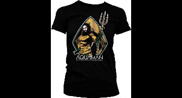 DC Comics Aquaman Dames Tshirt -L- Aquaman Zwart