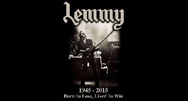 Rock Off Poster - Lemmy Kilmister Textiel Lived To Win - 106 X 70 Cm - Multicolor