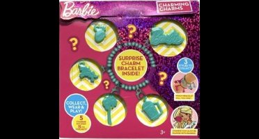 Barbie Charming Charms Multi Functioneel Armbandje Met 5 Verschillende Hangers - Groen - 3+