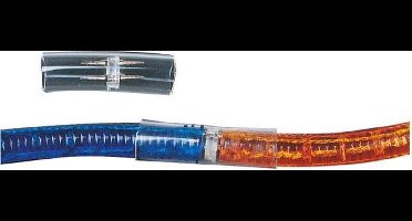 HQ-Power Inline connector voor lichtslangen, 5 stuks, wit