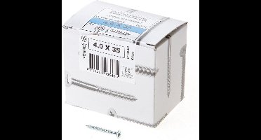 ASF Fischer Fischer Spaanplaatschroef platkop verzinkt pozidriv 4.0 x 35mm (Prijs per 200 stuks)