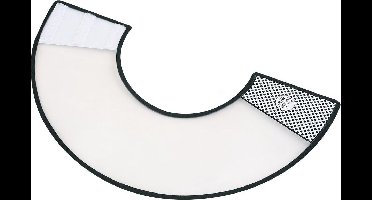 Flamingo - Halskap Capo - Transparant - XXL - 44 x 25,5 x 0.3 cm