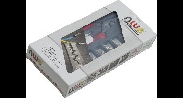 NWS Perstangset 502-Delig Adereindhulzen 0.5 Tot 16 Mmâ² Incl. Assortiment Adereindhulzen 143B