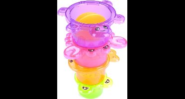 Free & Easy Waterspeelgoed - Zwembad speelgoed - Badspeelgoed Stapeltoren - 4-delig