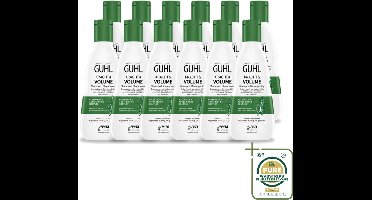 12 x Guhl – Shampoo – Kracht & Volume – 250 ml - Kracht En Volume Shampoo - Haar Uitval Shampoo - Dun Haar Shampoo - Biotine Shampoo - Rozemarijn Shampoo