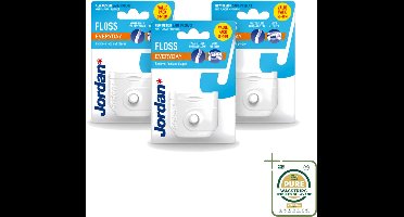 3 x Jordan - Floss Everyday - Tandfloss - 60 meter - Tandfloss - Mondhygiëne - Floss - Flossing - Tanden Reinigen