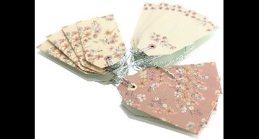 Kaemingk Cadeaulabels 3 Bloemenmotieven 12 Stuks